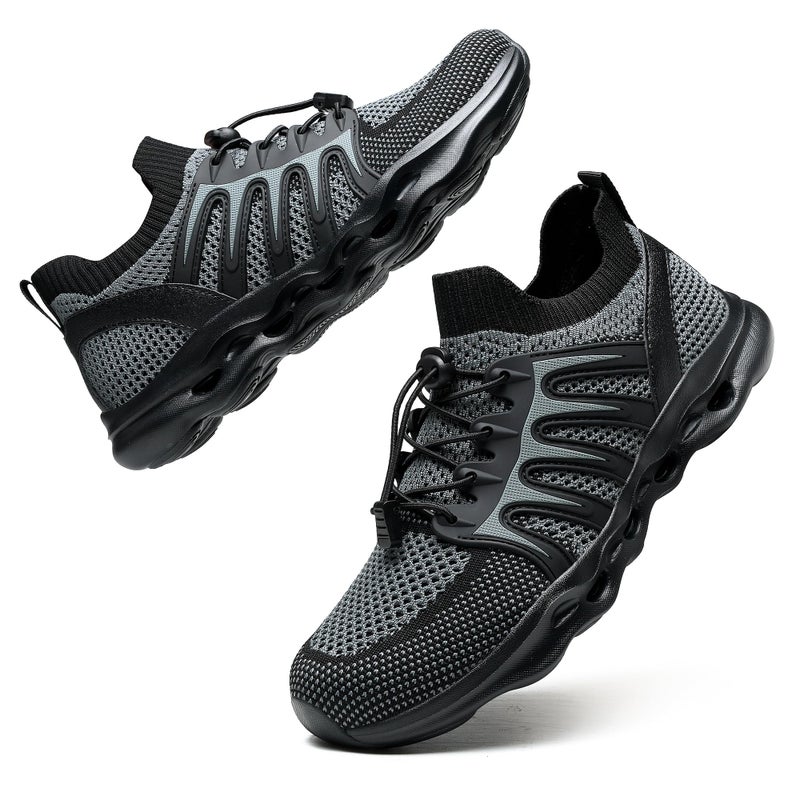 ziitop Water Shoes for Men Women Hiking Amphibious Beach Mens Shoes Lightweight Water Sports Shoes for Swimming Fishing Kayaking BlackGrey - Image 2