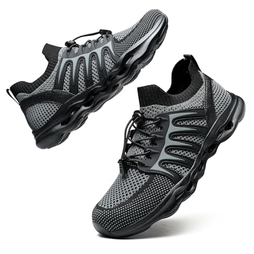 ziitop Water Shoes for Men Women Hiking Amphibious Beach Mens Shoes Lightweight Water Sports Shoes for Swimming Fishing Kayaking BlackGrey - Image 1