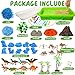 Bbiamsleep Dinosaur Sensory Bin 147 Pcs Dinosaurs Sensory Set with Sandbox 10 Dinosaur Mould 9 Tools Dinosaur Sensory Bin Fillers for Home Decor - Image 4
