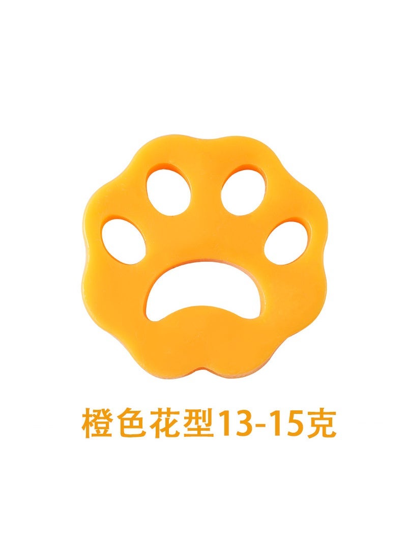 Generic - Home Cleaning Lint Roller Reusable Pet Hair Remover Orange flower 13-15g "thin] - Image 1