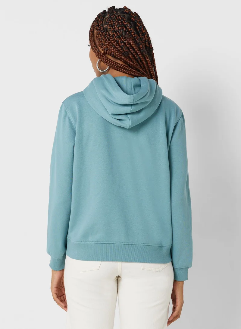 Calvin Klein Jeans Logo Knitted Hoodie