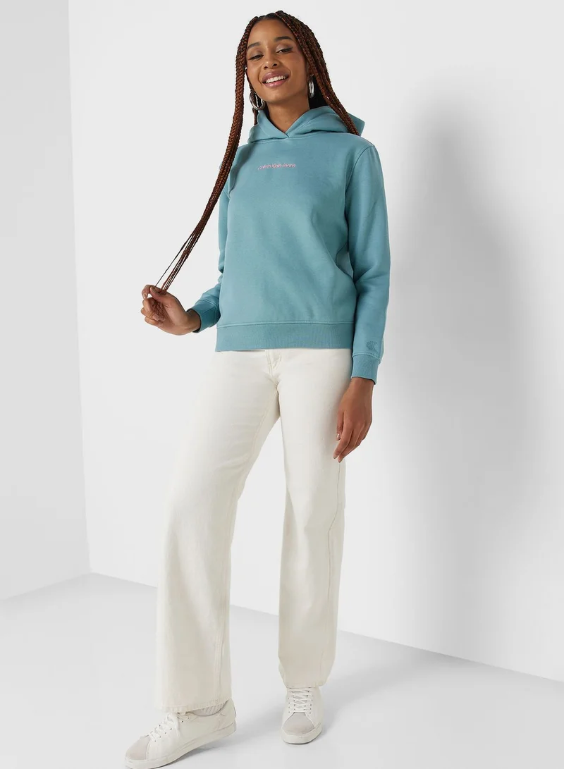 Calvin Klein Jeans Logo Knitted Hoodie