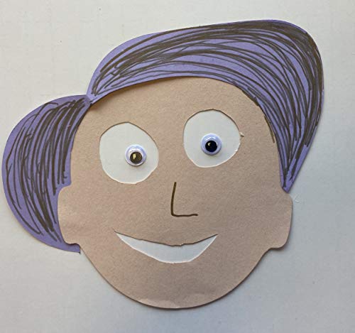 SHAPES ETC. 31 Pcs Multicultural Face Creative Cut-Outs 5.5in Classroom Unity, DIY Paper Dolls, Craft Materials, Cut Outs of People Classroom Crafts, Girls Ages 4-12, Arts & Crafts USA Made - Image 5
