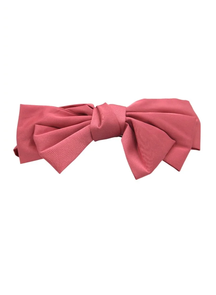 D'Daniela D' Daniela - Large Hair Barrete Bow Hair Clip - Pink