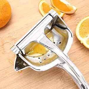 DERIKO Aluminium Manual Fruit Juicer Orange Juicer Heavy Duty Hand Press Metal Lime Juicer Hand Juicer juicer Instant Orange Juicer Aluminium Handle Juicer Garlic Paste Per Clove Aluminium - Image 2