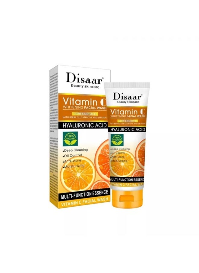 Disaar Dissar Face Wash Natural Facial Cleanser with Vitamin C 100 ml  - Image 3