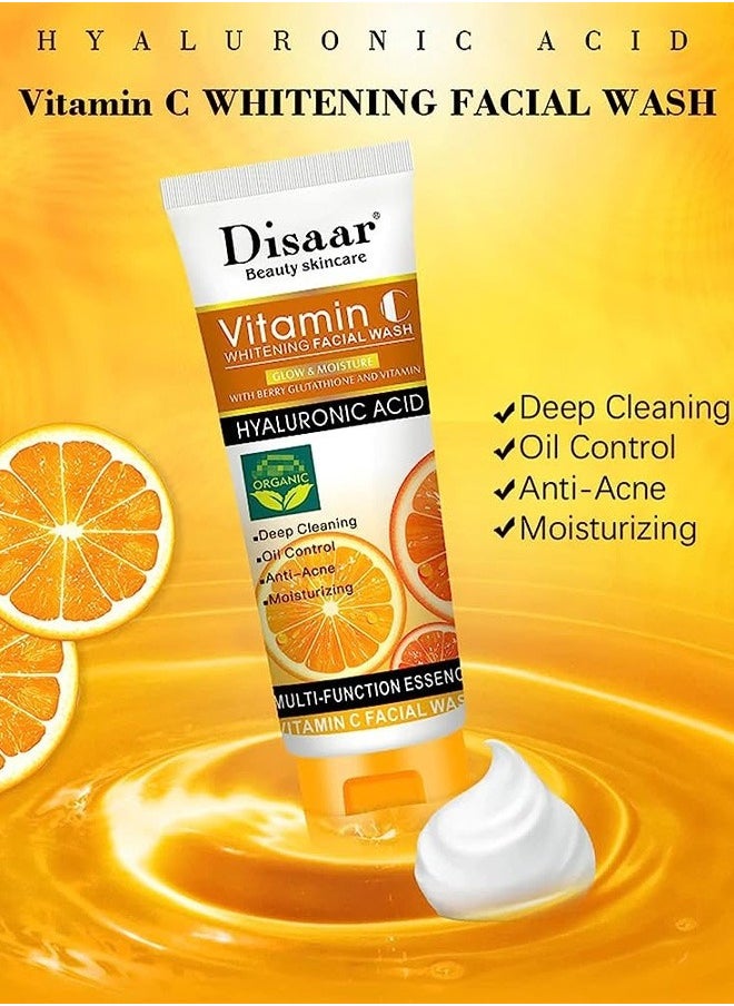 Disaar Dissar Face Wash Natural Facial Cleanser with Vitamin C 100 ml  - Image 2