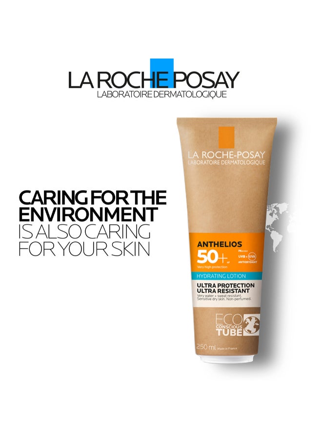 LA ROCHE-POSAY أنثيليوس لوشن مرطب واقي من الشمس SPF 50+ للوجه والجسم - Image 2