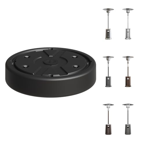 EAST OAK Patio Heater Sand BoxWater Box as Patio Heater Accessory Maximum Capacity 2645 lbs Used to Increase the Stability of Umbrella Patio Heaters Such as EAST OAK Patio Heater UR48BN1 Black