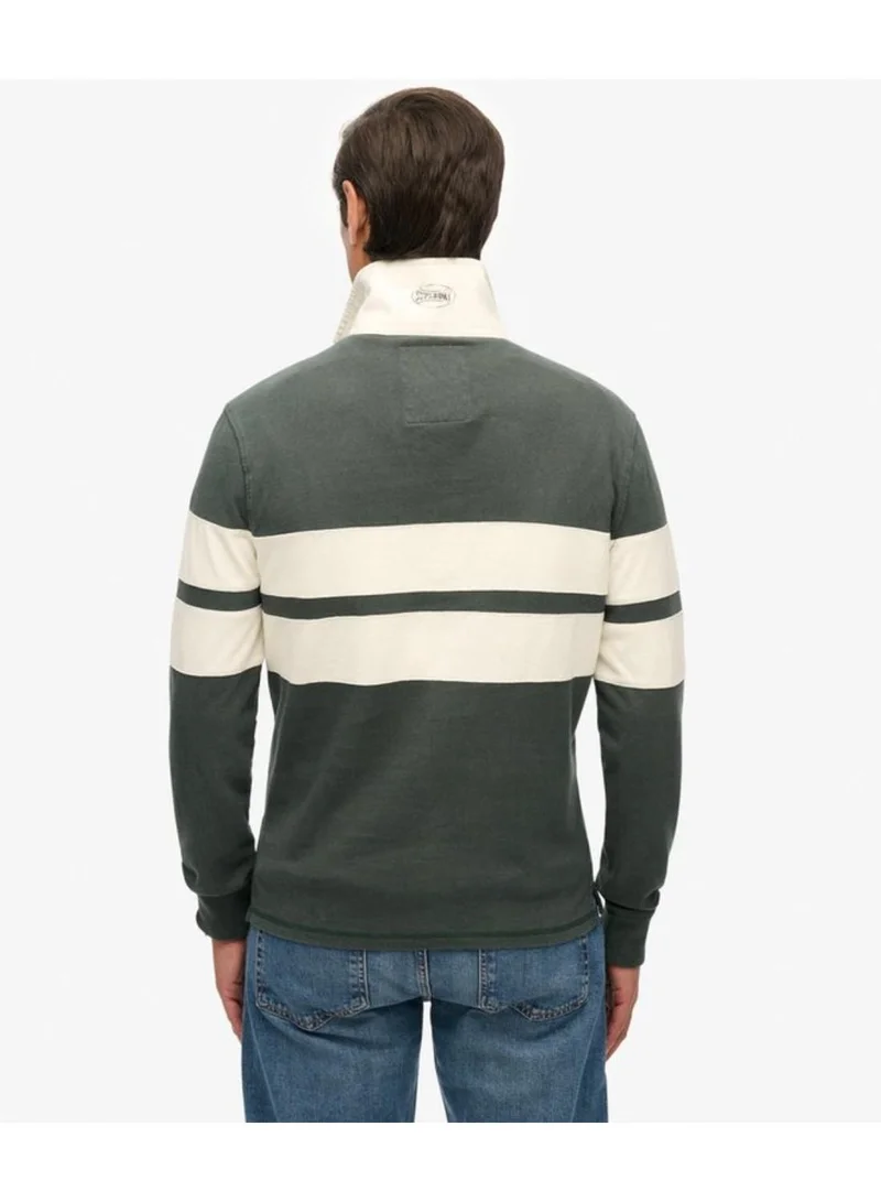 Superdry Vintage Athletic Stripe Rugby Top