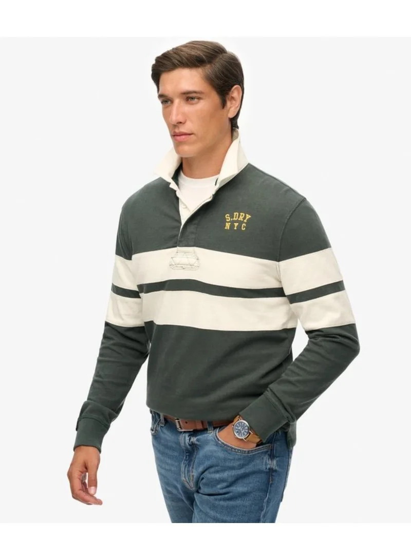 Superdry  Vintage Athletic Stripe Rugby Top for Men | Best Price UAE