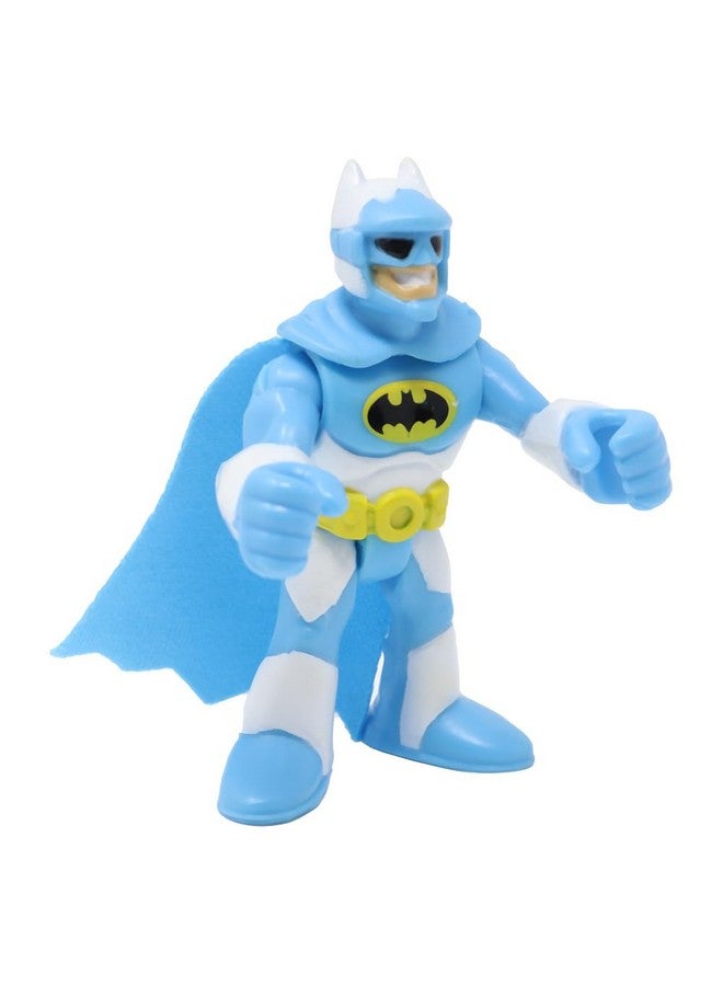 Imaginext Replacement Part for Collectible Fisher-Price Inspired by DC Superfriends Playset P8086 - Replacement Poseable Arctic Batman Figure with Blue and White Suit - Image 1