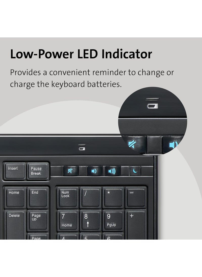 Kensington Kensington Slim Type Wired Keyboard K72357USABlack  - Image 5