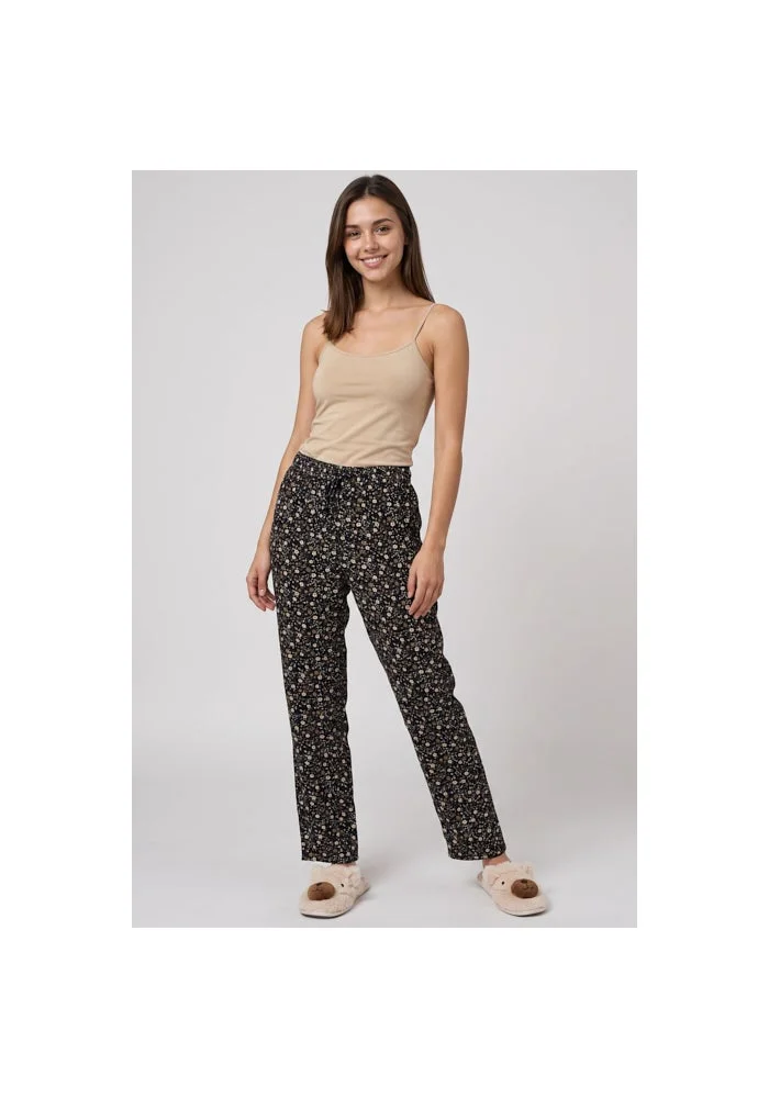 R&b Patterned Pyjama Pants with Drawstring Waist