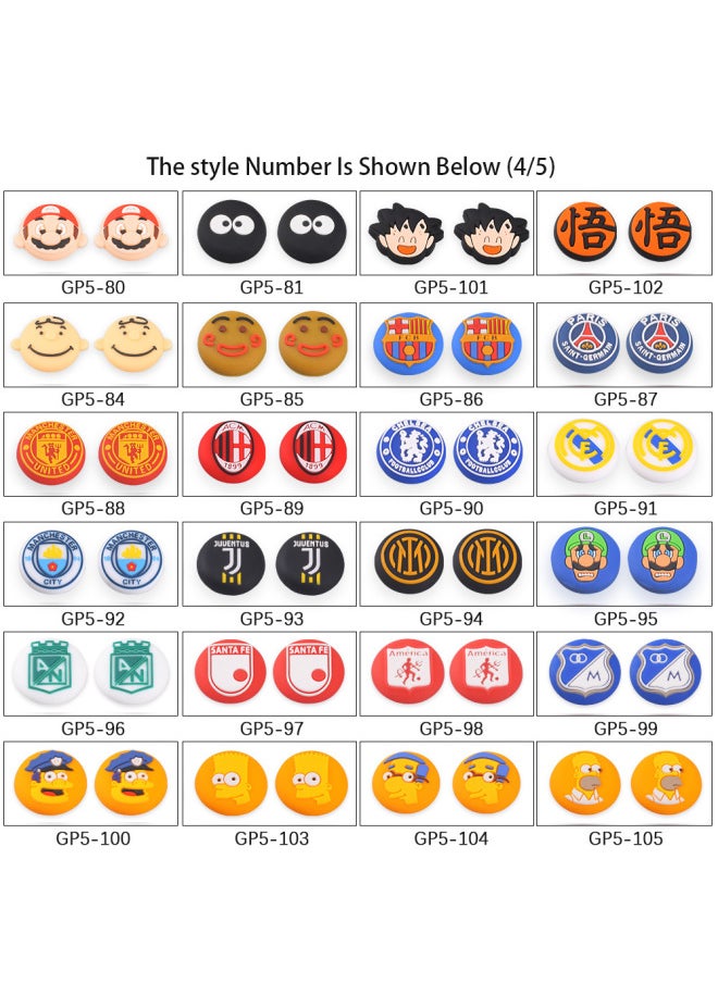 PS4 Handle Silicone Cap PS5 Key Cap XBOXONE Gamepad Silicone Protective Cap 3D Rocker Cap-Product Color:Gp5-4-043 The Soul Of The Horse Island
