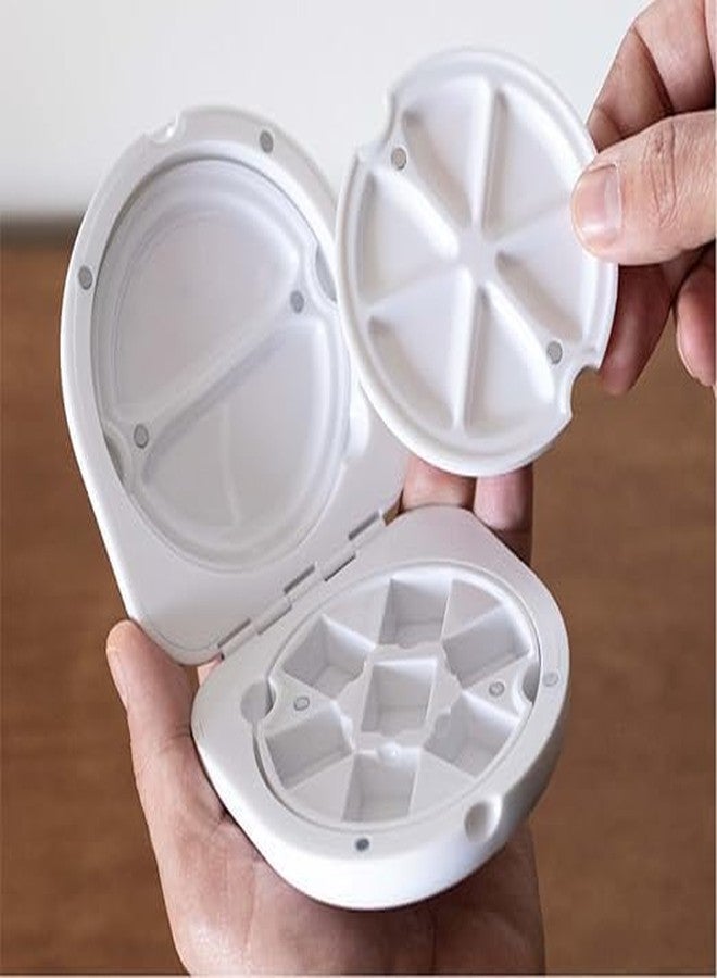 Etchr Lab Pocket Palette - Modular Travel Watercolor Palette Case for 7 Half-Pans & 2 Mixing Wells, Magnetic Inserts, Compatible with 19 or 37-Well Mini Palette, Compact Durable Artist Paint Tray - Image 2