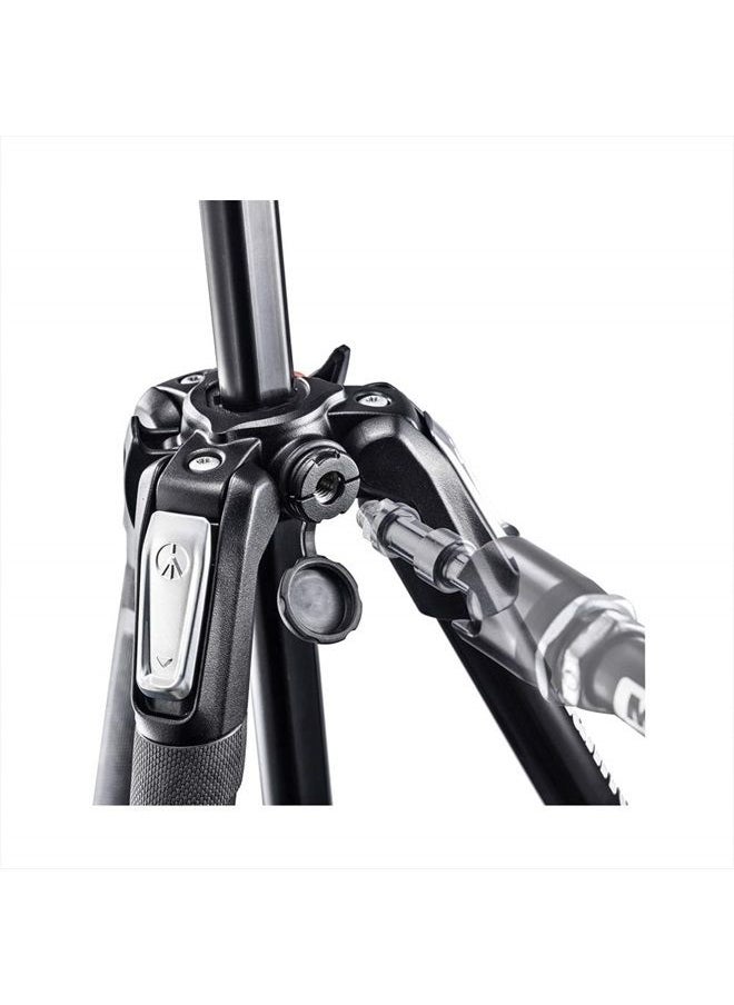 Manfrotto 190X Aluminum 3-Section Tripod Kit with XPRO Fluid Head (MK190X3-2W)  - Image 5