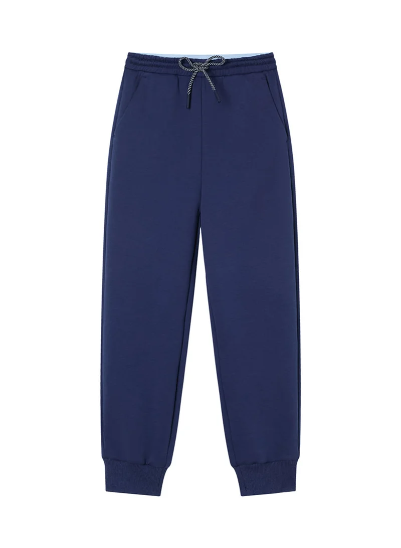 GIORDANO Kid's Regular Fit Interlock Jogger with Elastic Waist