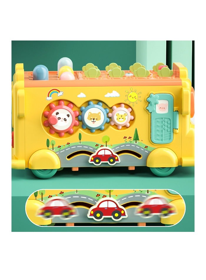 MIXDE Fun School Bus Toys for Toddlers  Interactive 123s & ABC Learning for Toddlers Alphabet Bus  Baby Keyboard Music Toys for 2 3 4 5 Year Old Boys Girl Gifts - Image 4