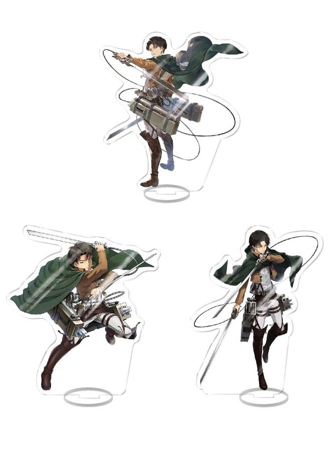 general Attack on Titan Liwell Acrylic Stand-up Desktop Ornaments trinkets Gifts for Family and Friends - Image 1
