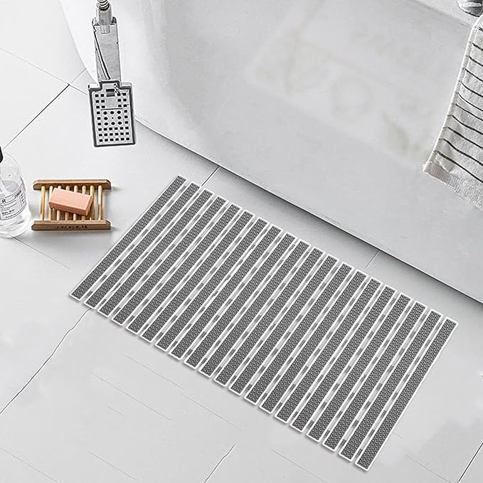 7 Seas 7Seas PVC Rubber Shower Foot Massage Scrubber NonSlip Mat Toilet and Laundry Room Floor Runner mat 63 x 40Cm Wet Floor Carpet mat Bath Mat with Suction Cup Shower Floor Mat Bathtub Mat - Image 4