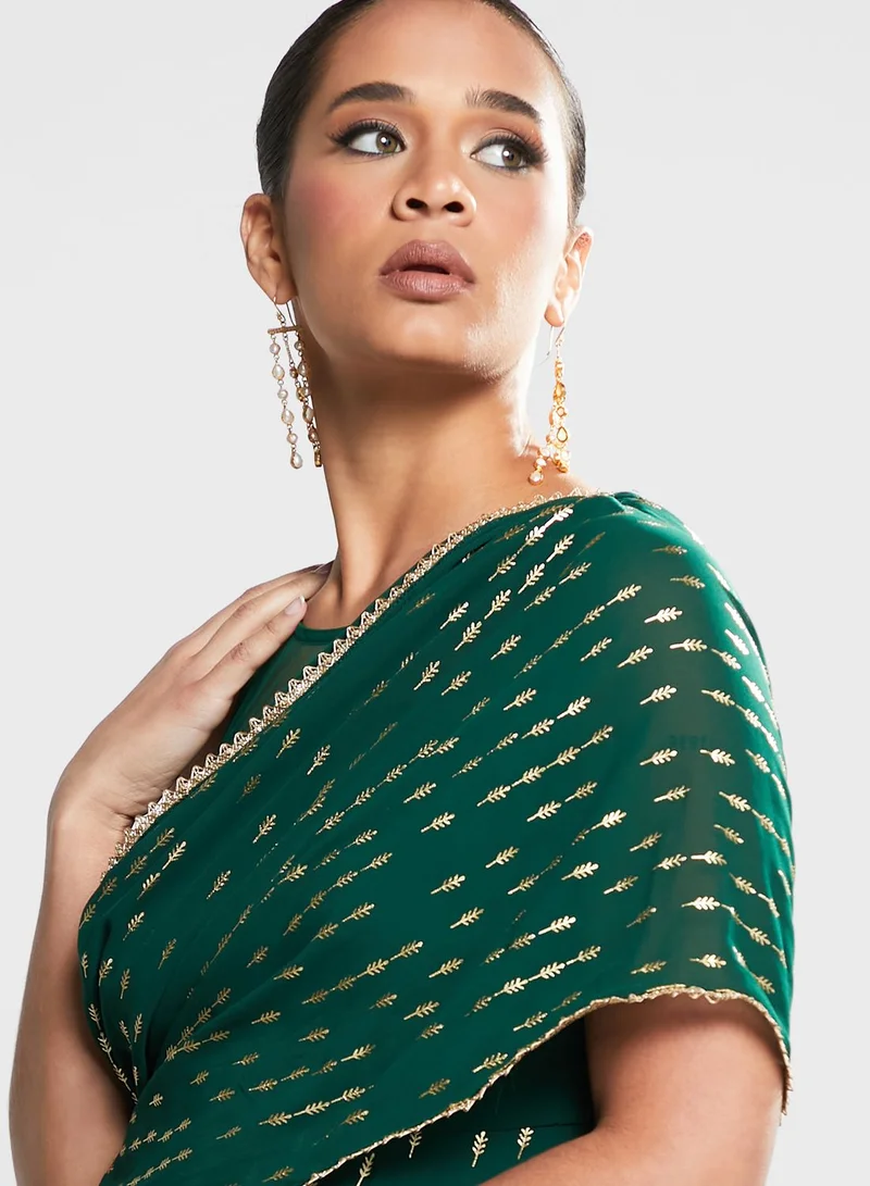 indya Embellished Mesh Kurti