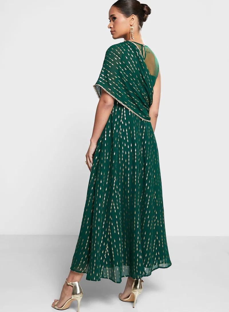 indya Embellished Mesh Kurti