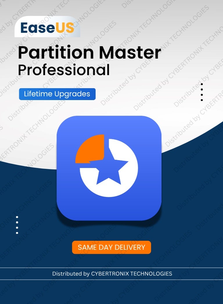 EaseUS Partition Master Professional | 1 Device Lifetime | Digital License | Same Day Delivery