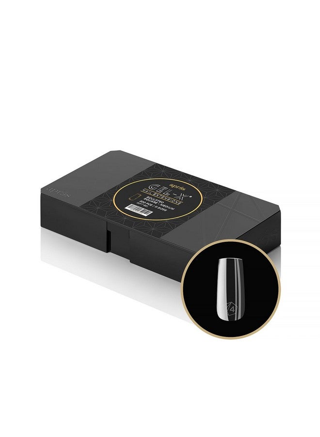 Apres Gelx® Scupted Square Medium Tip Box 500Pc Gelx Tips 11 Sizes 009 Premium Quality - Image 1