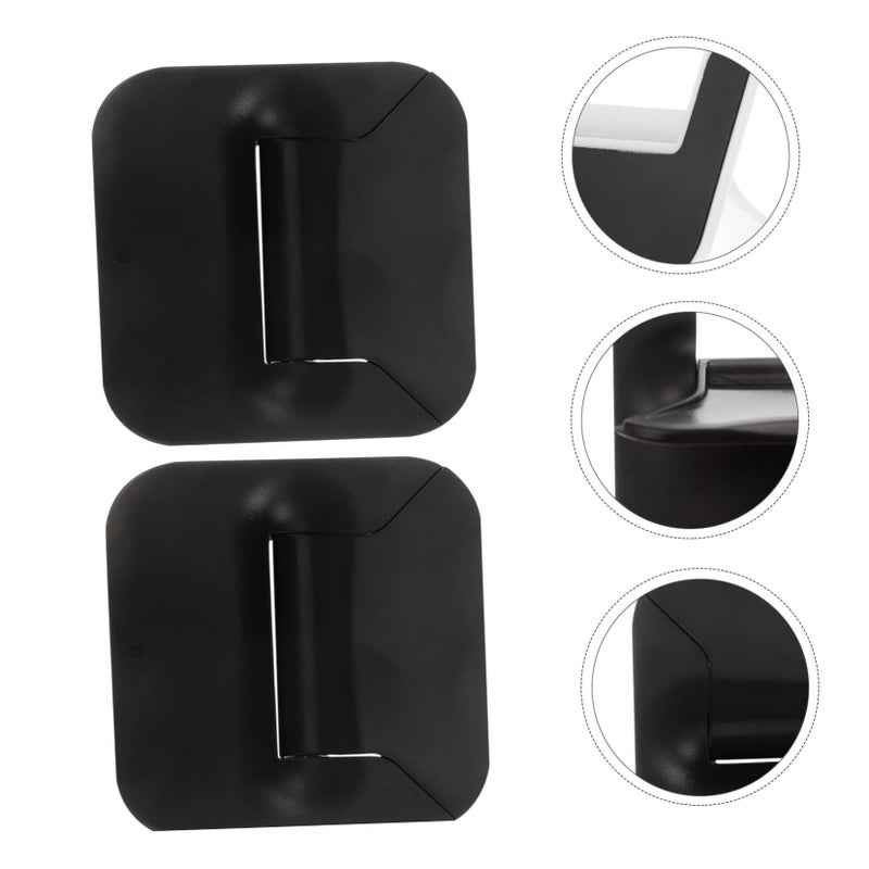 Foldable Laptop Stand Portable Ergonomic Holder Heat Dissipation Non Skid Lightweight Black - Image 3