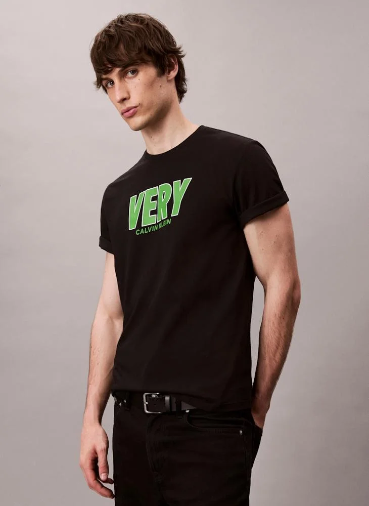 كالفن كلاين جينز Very Graphic Relaxed T-Shirt