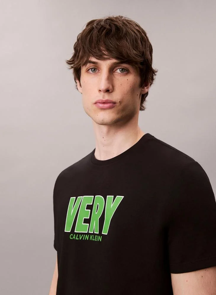 كالفن كلاين جينز Very Graphic Relaxed T-Shirt