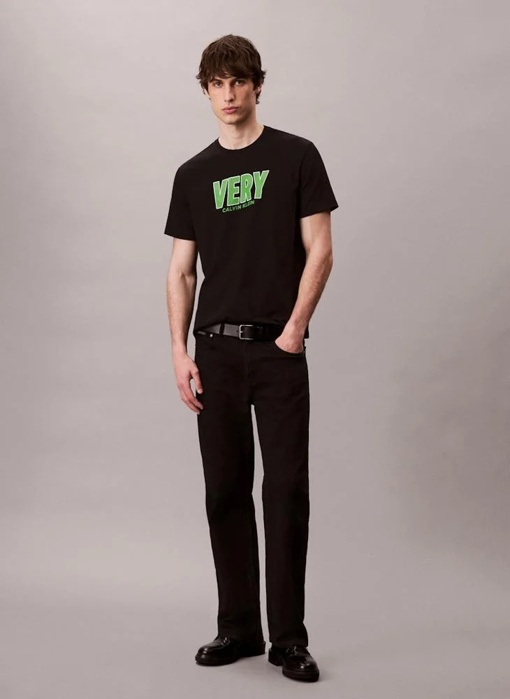 كالفن كلاين جينز Very Graphic Relaxed T-Shirt