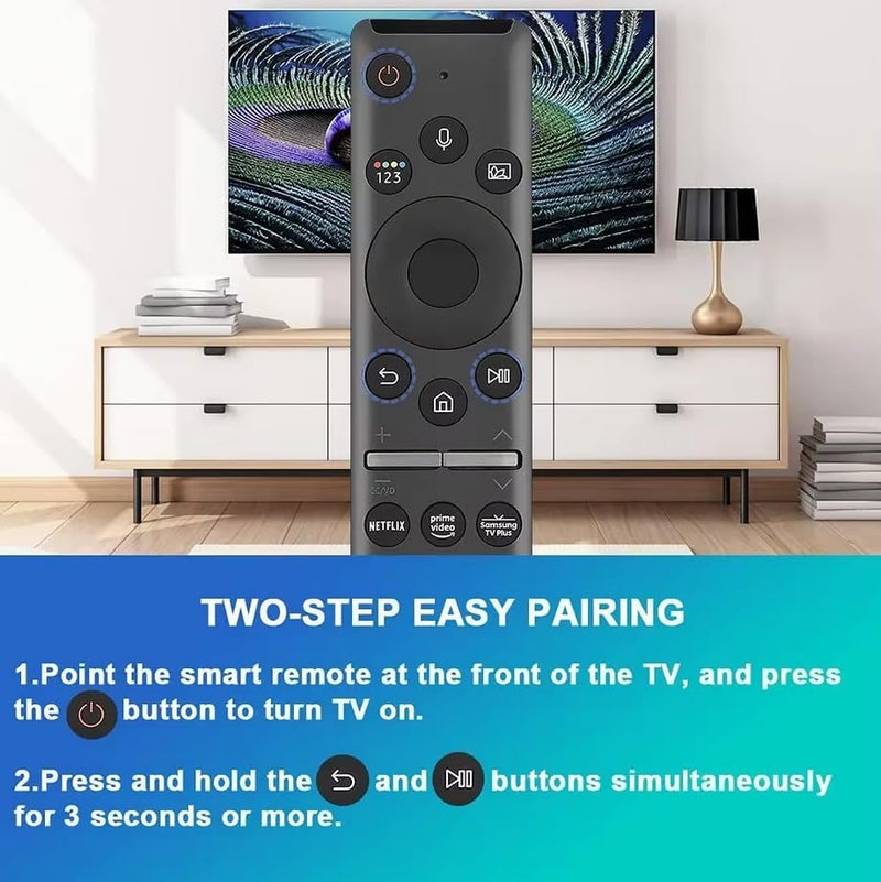 LOMCA BN59-01330A Voice Remote for Samsung Smart TV Replacement Remote for Samsung TV QN55LST7TAFXZA QN43LS03TAFXZA QN65LS03TAFXZA QN65LS03RAF QN43LS03RAF QN55LS03RAF QN75LST7TAFXZA QN55LS03TAFXZA - Image 4