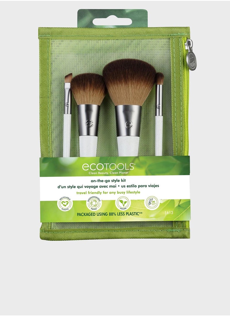 Ecotools On-The-Go Style Brush Kit 