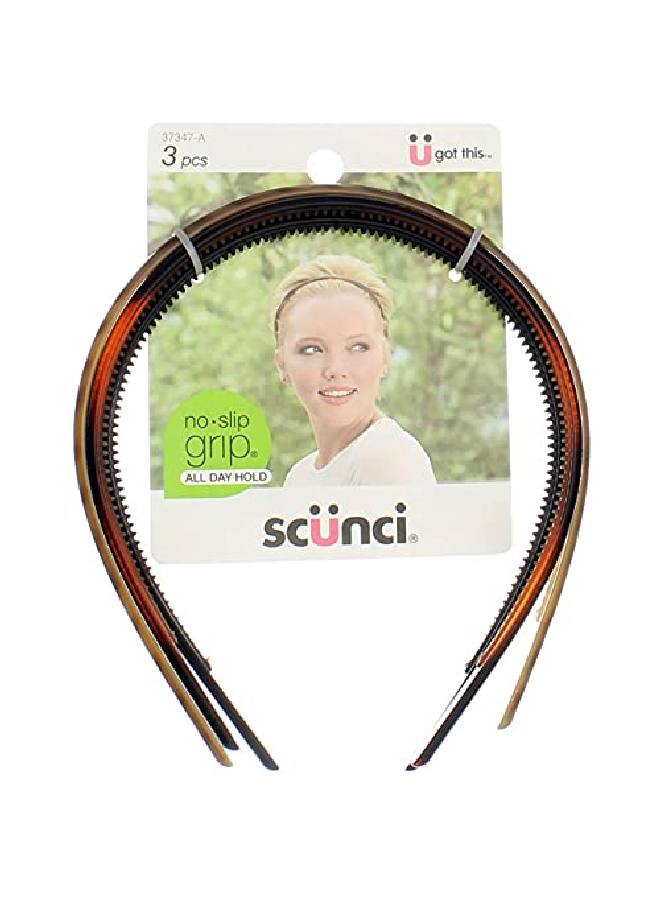 Scunci No Slip Grip Skinny Head Bands 3 Pk - Image 4