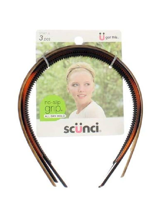 Scunci No Slip Grip Skinny Head Bands 3 Pk - Image 5