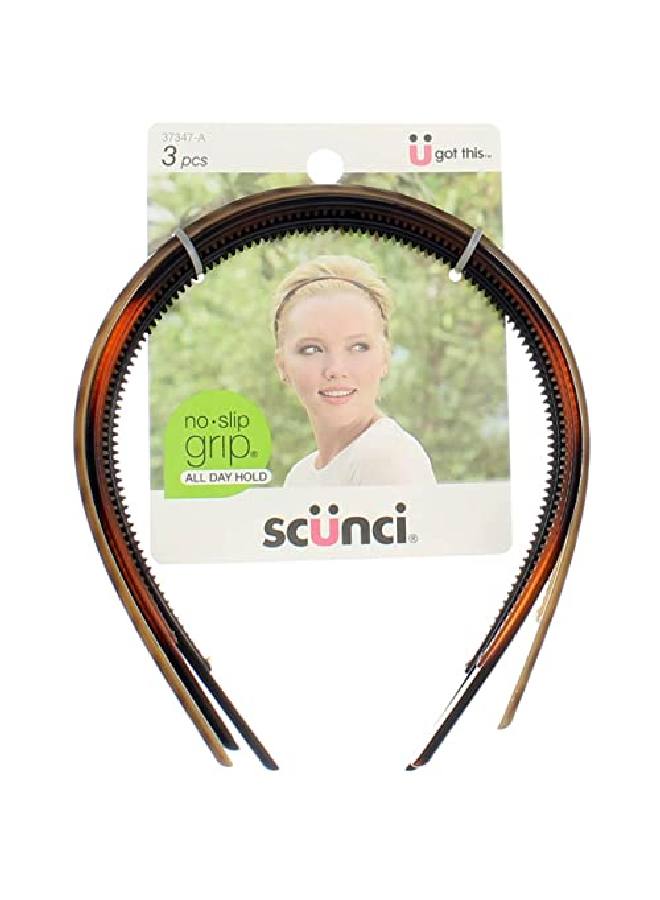 Scunci No Slip Grip Skinny Head Bands 3 Pk - Image 1
