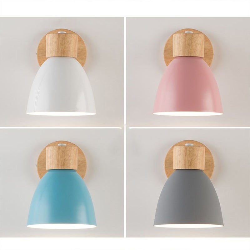 مصباح حائط LED بيضاوي، ABS، مفتاح لمس، E27 - Image 3