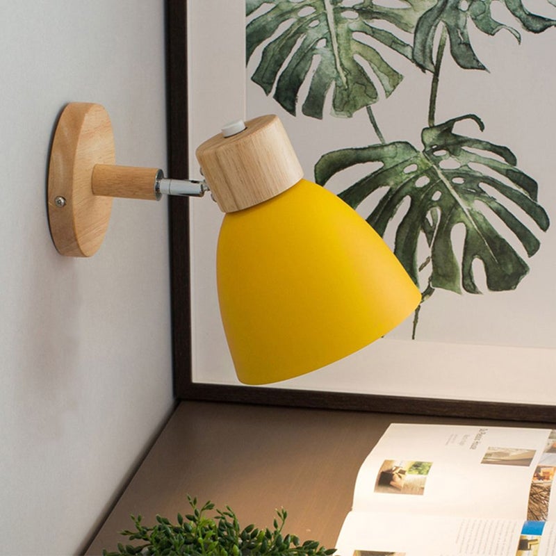 مصباح حائط LED بيضاوي، ABS، مفتاح لمس، E27 - Image 2