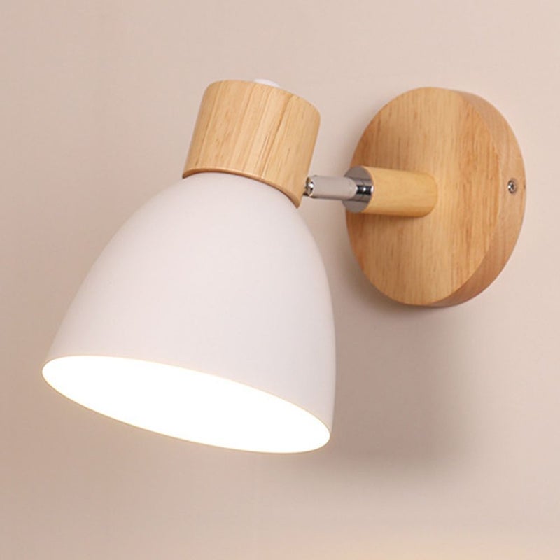 مصباح حائط LED بيضاوي، ABS، مفتاح لمس، E27 - Image 1