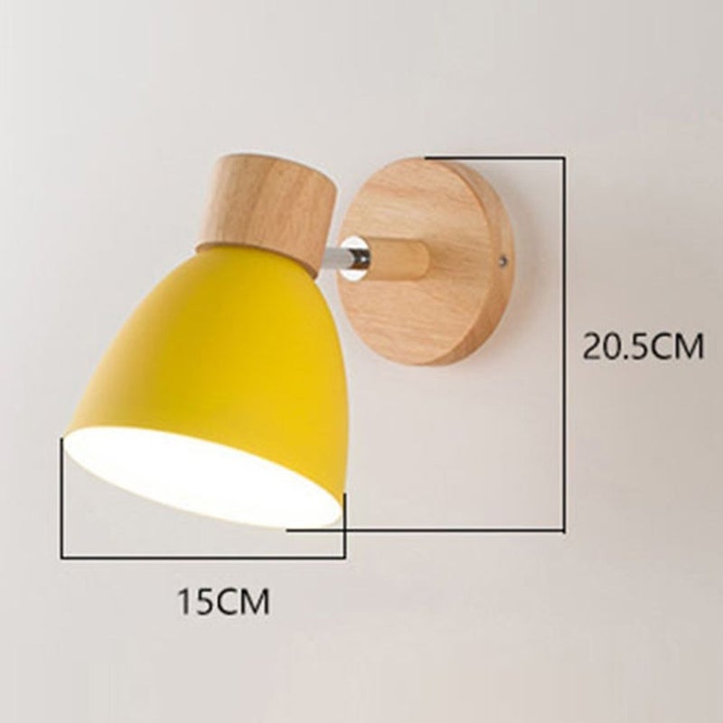 مصباح حائط LED بيضاوي، ABS، مفتاح لمس، E27 - Image 4