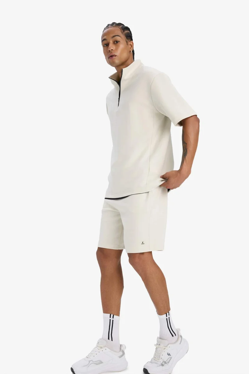ديفاكتو DeFactoFit Standard Fit Sport Short Sleeve Scuba Fabric T-Shirt