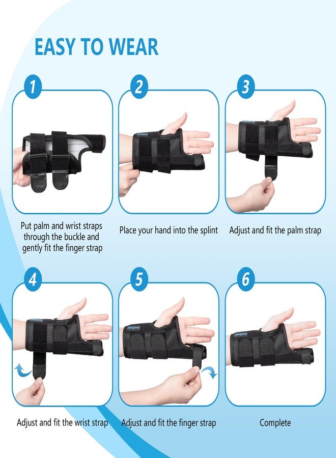 joingood Pinky Finger Splint, Finger Splint for Pinky, Broken Pinky Finger Brace, Little Finger Splint, Metacarpal Finger Splint Hand Brace for Trigger Finger, Arthritis, Pinky Splint Left Hand, M - Image 5
