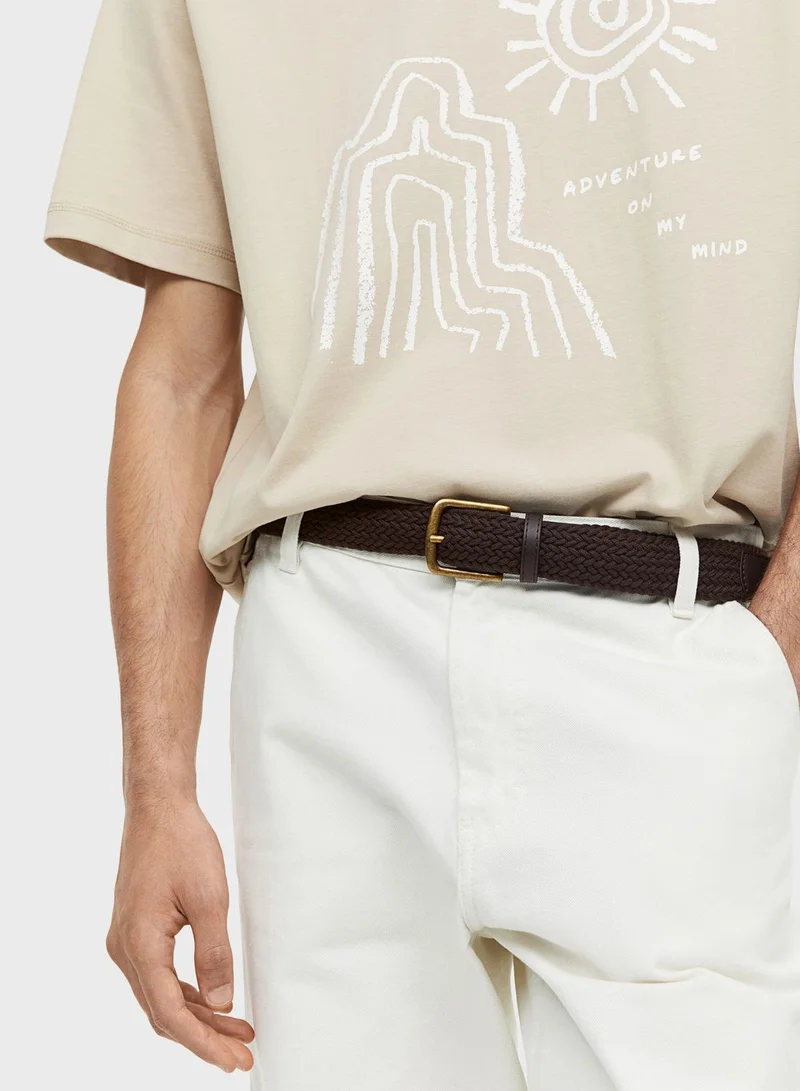 H&M Braided Allocated Hole Belt