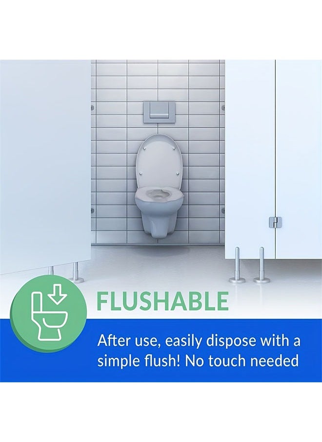 Generic - Disposable Toilet Seat Covers, Portable Perfect For Travel Outdoor Public Restrooms 20Pcs/2Packs - Image 1