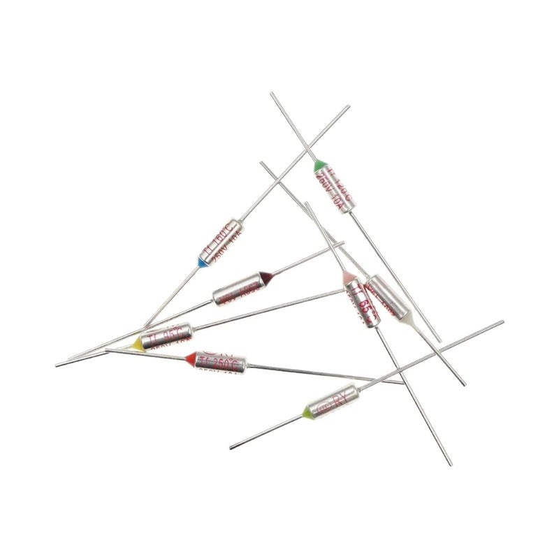 صمام حراري 15 أمبير 192 درجة 5 قطع 250 فولت حماية قطع درجة الحرارة - Image 3