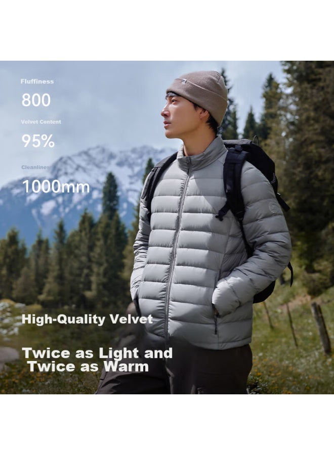 Pelliot Lightweight Down Jacket For Men, Windproof Coat With 800 Fill Power Goose Down, Warm Women's Inner Liner For Outdoor Jacket, Model 11340821, Black, Size M - Image 1