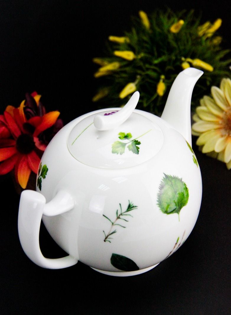 Tealand Microwave Safe Heat Resistant and Freezer Safe Smooth Surface Prima Vera Teapot 1 Liter  - Image 3