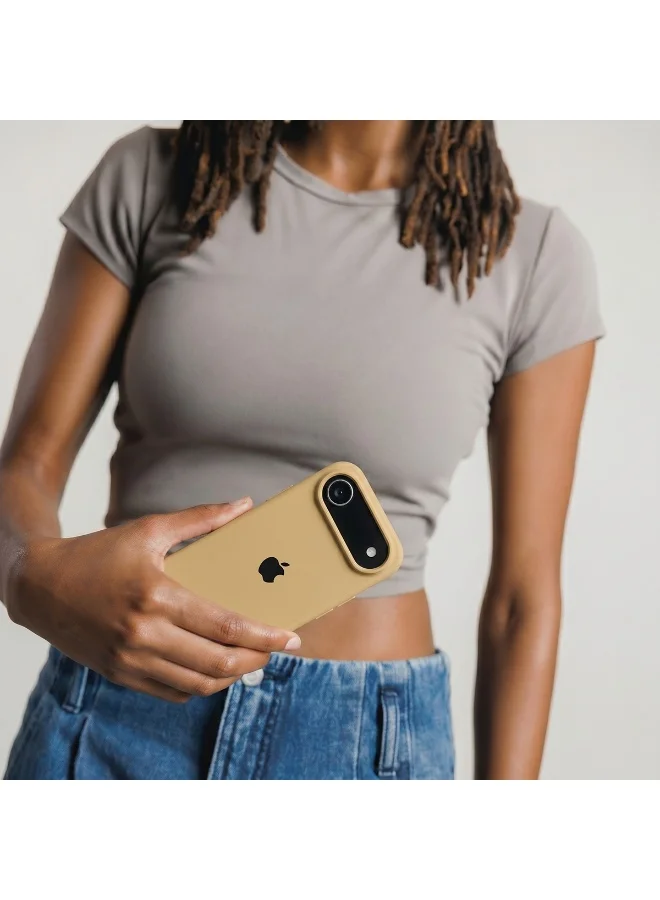 Mobcos Mobcos iPhone 17 Air Brown Elite Logo Mobcos iPhone 17 Air Brown Elite Logo Premium Silicone Magnetic Wireless Charging Case for iPhone | Silky Soft Touch | Military-Grade Shockproof Protection | Strong Magnetic Compatibility | Luxury Slim Cover  | Best Price UAE